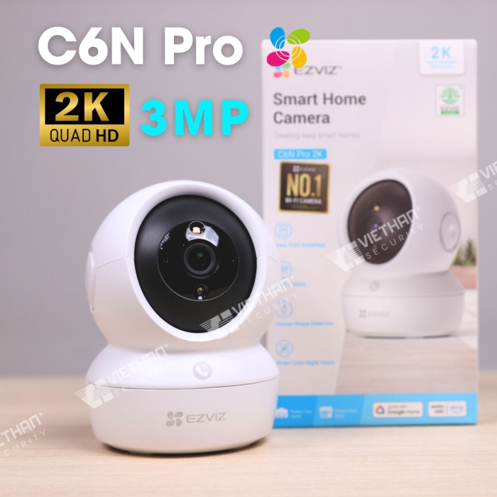 Camera WiFi quay quét thông minh EZVIZ H6C 1080P – Đàm Thoại Hai Chiều Mã SP: CS-H6c-R101-1G2WF | Hãng SX: Ezviz