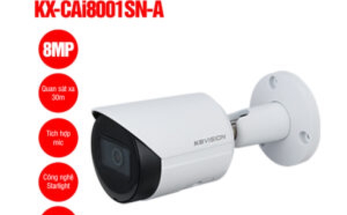 Camera IP thân trụ 8MP KBVISION KX-CAi8001SN-A